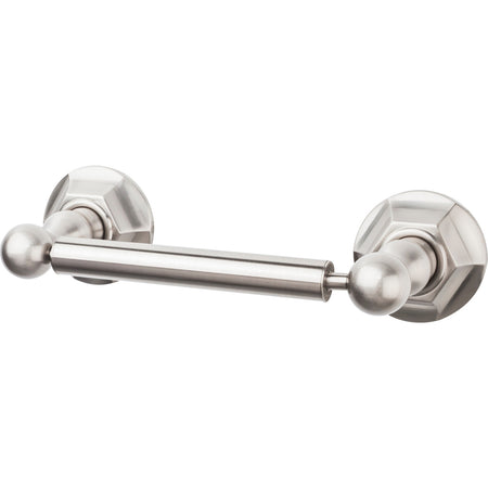 Top Knobs ED3BSNB: 6-3/4" cc Edwardian Bath Tissue Roll Holder - Brushed Satin Nickel