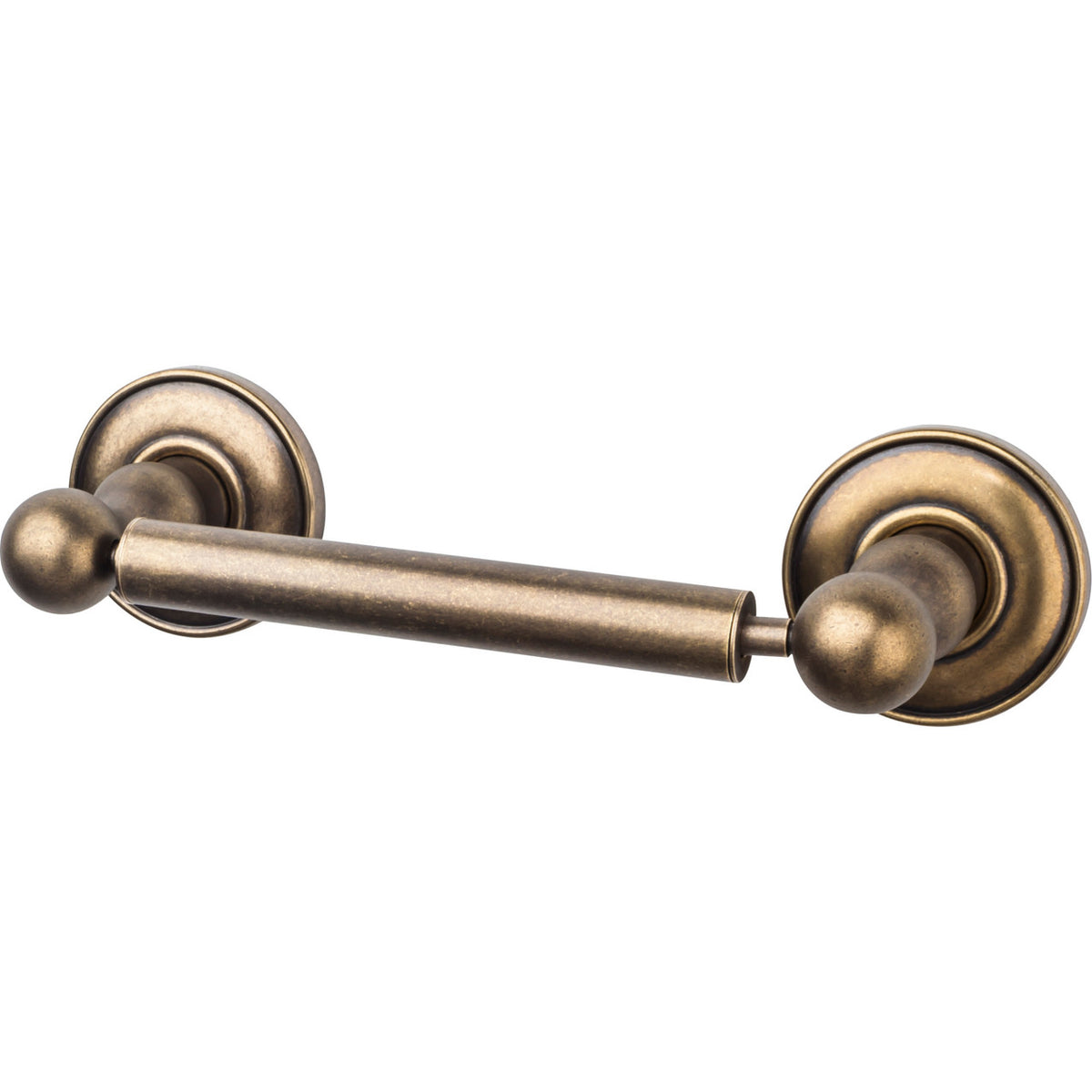 Top Knobs ED3GBZD: 6-3/4" cc Edwardian Bath Tissue Roll Holder - German Bronze
