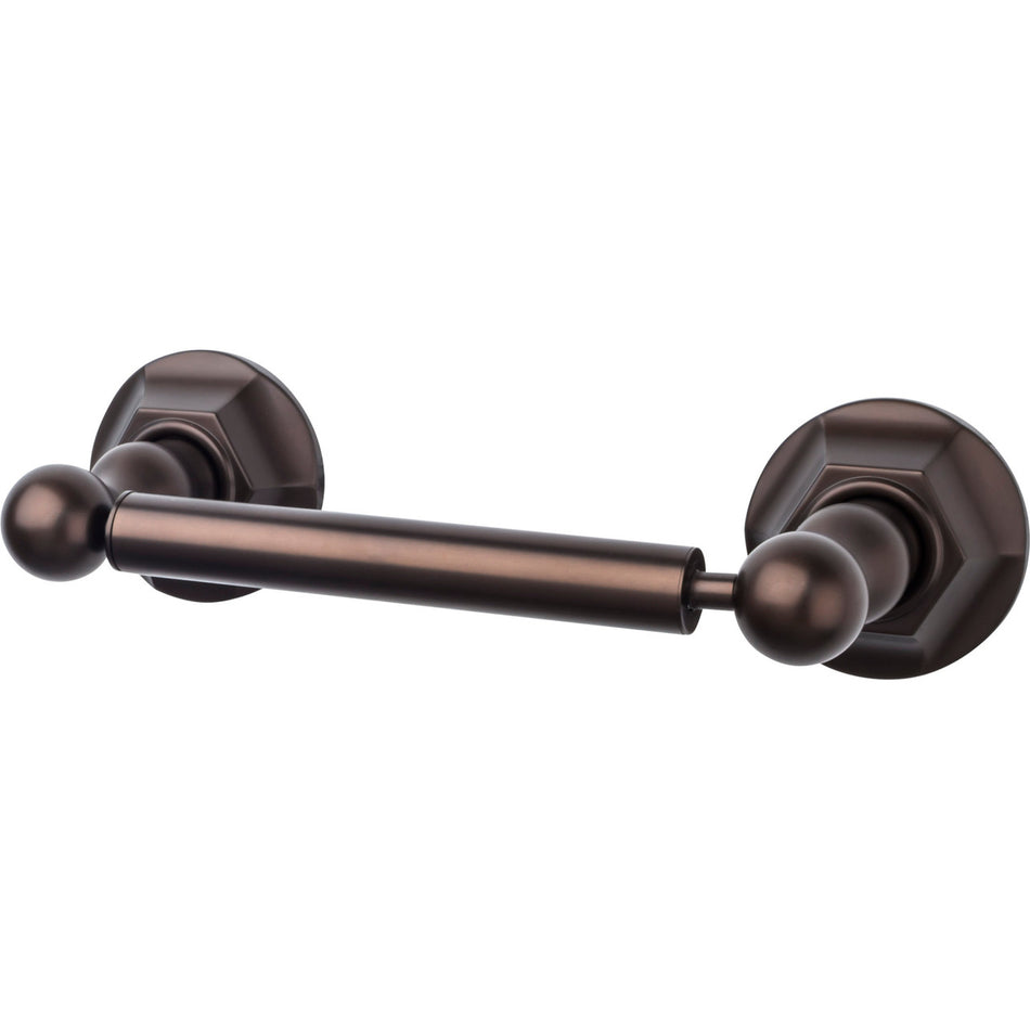 Top Knobs ED3ORBB: 6-3/4" cc Edwardian Bath Tissue Roll Holder - Oil Rubbed Bronze