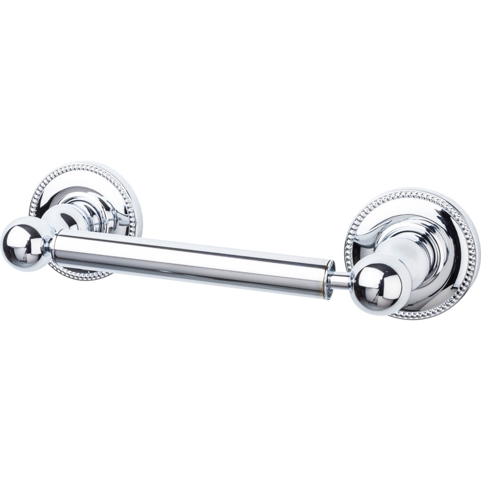 Top Knobs ED3PCA: 6-3/4" cc Edwardian Bath Tissue Roll Holder - Polished Chrome