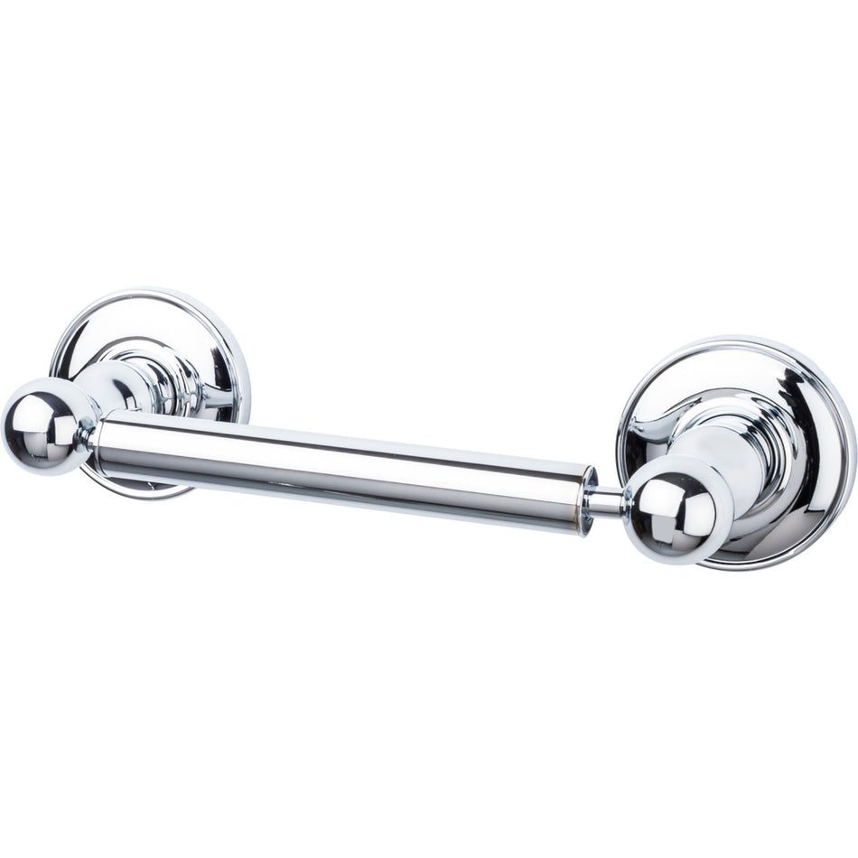 Top Knobs ED3PCD: 6-3/4" cc Edwardian Bath Tissue Roll Holder - Polished Chrome