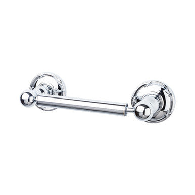 Top Knobs ED3PCE: 6-3/4" cc Edwardian Bath Tissue Roll Holder - Polished Chrome