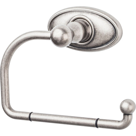 Top Knobs ED4APC: Edwardian Bath Single Arm Tissue Roll Holder - Antique Pewter
