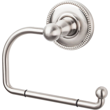 Top Knobs ED4BSNA: Edwardian Bath Single Arm Tissue Roll Holder - Brushed Satin Nickel