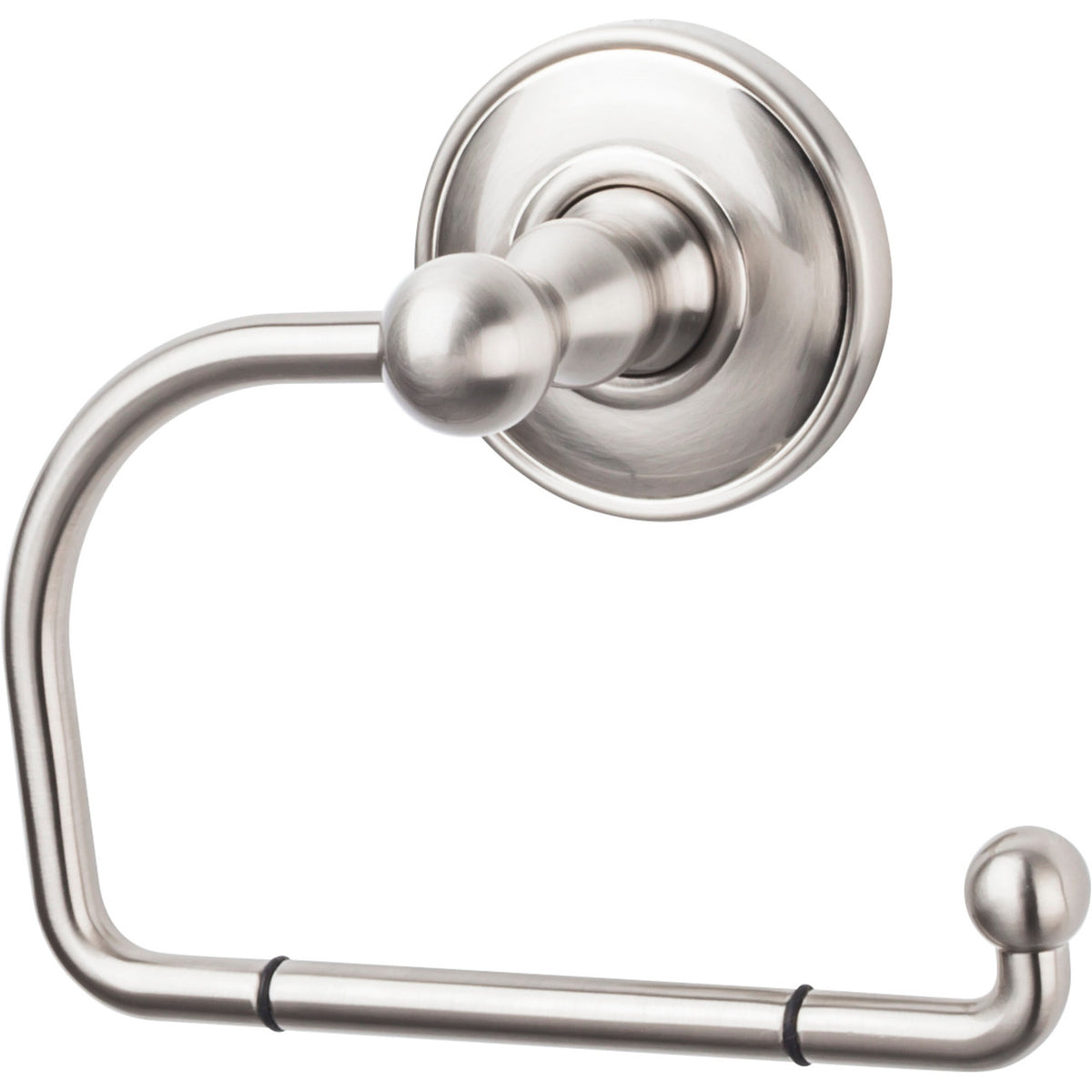 Top Knobs ED4BSND: Edwardian Bath Single Arm Tissue Roll Holder - Brushed Satin Nickel