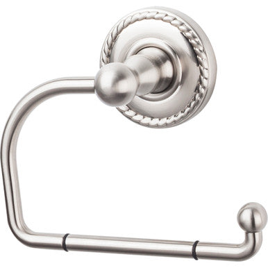 Top Knobs ED4BSNF: Edwardian Bath Single Arm Tissue Roll Holder - Brushed Satin Nickel