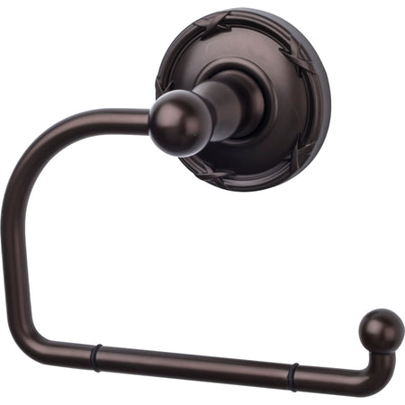 Top Knobs ED4ORBE: Edwardian Bath Single Arm Tissue Roll Holder - Oil Rubbed Bronze