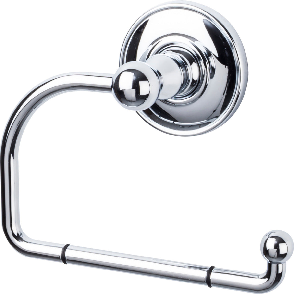 Top Knobs ED4PCD: Edwardian Bath Single Arm Tissue Roll Holder - Polished Chrome
