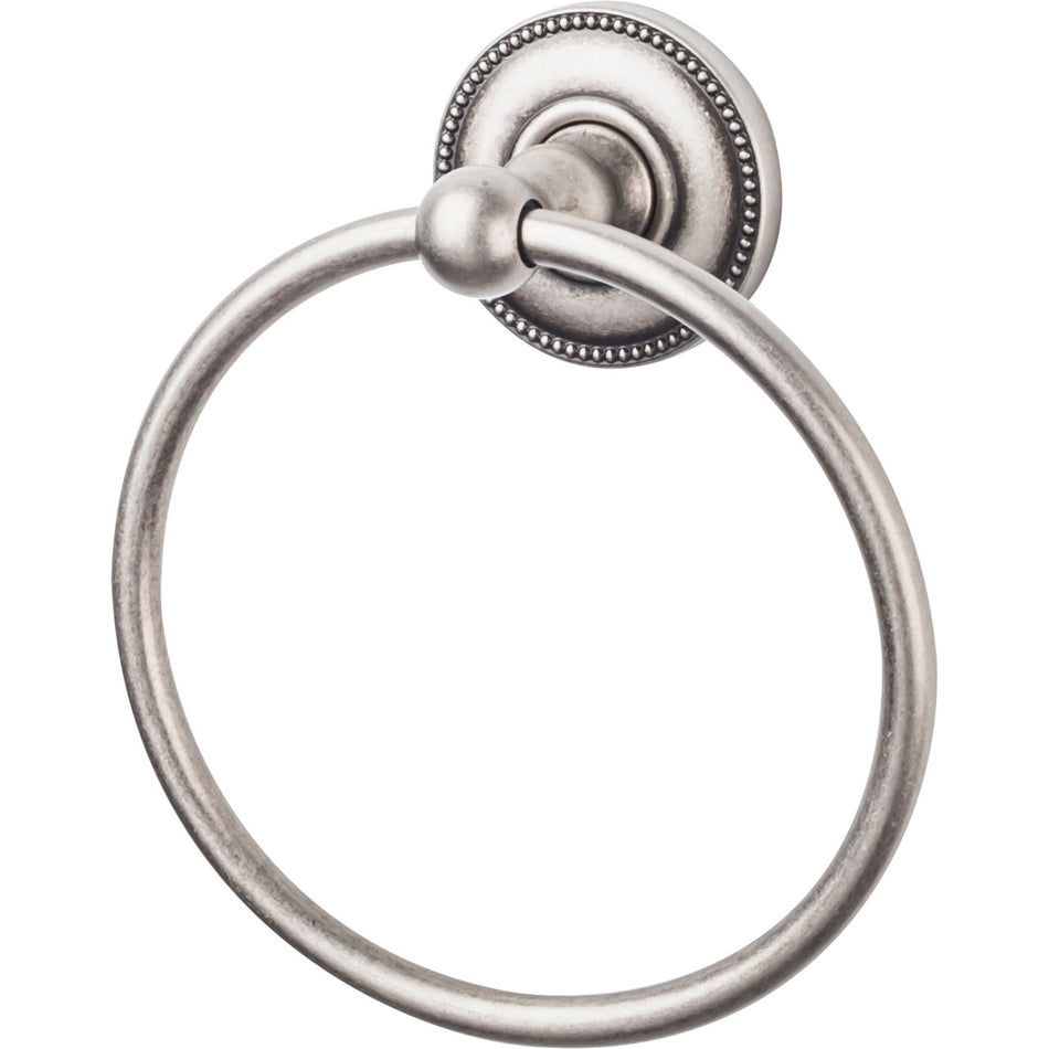 Top Knobs ED5APA: Edwardian Bath Towel Ring - Antique Pewter