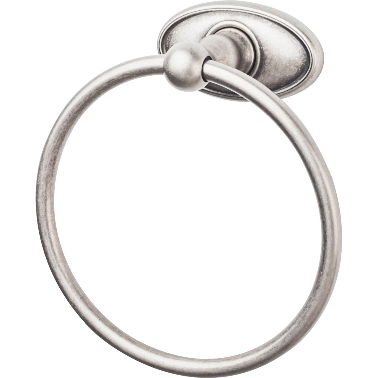 Top Knobs ED5APC: Edwardian Bath Towel Ring - Antique Pewter
