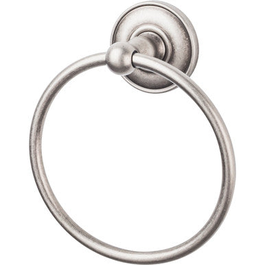 Top Knobs ED5APD: Edwardian Bath Towel Ring - Antique Pewter