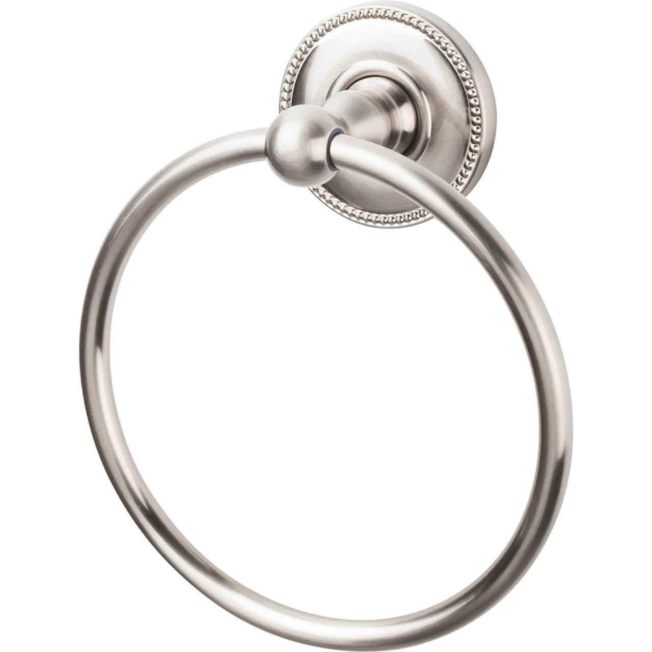 Top Knobs ED5BSNA: Edwardian Bath Towel Ring - Brushed Satin Nickel