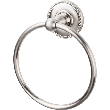 Top Knobs ED5BSNA: Edwardian Bath Towel Ring - Brushed Satin Nickel