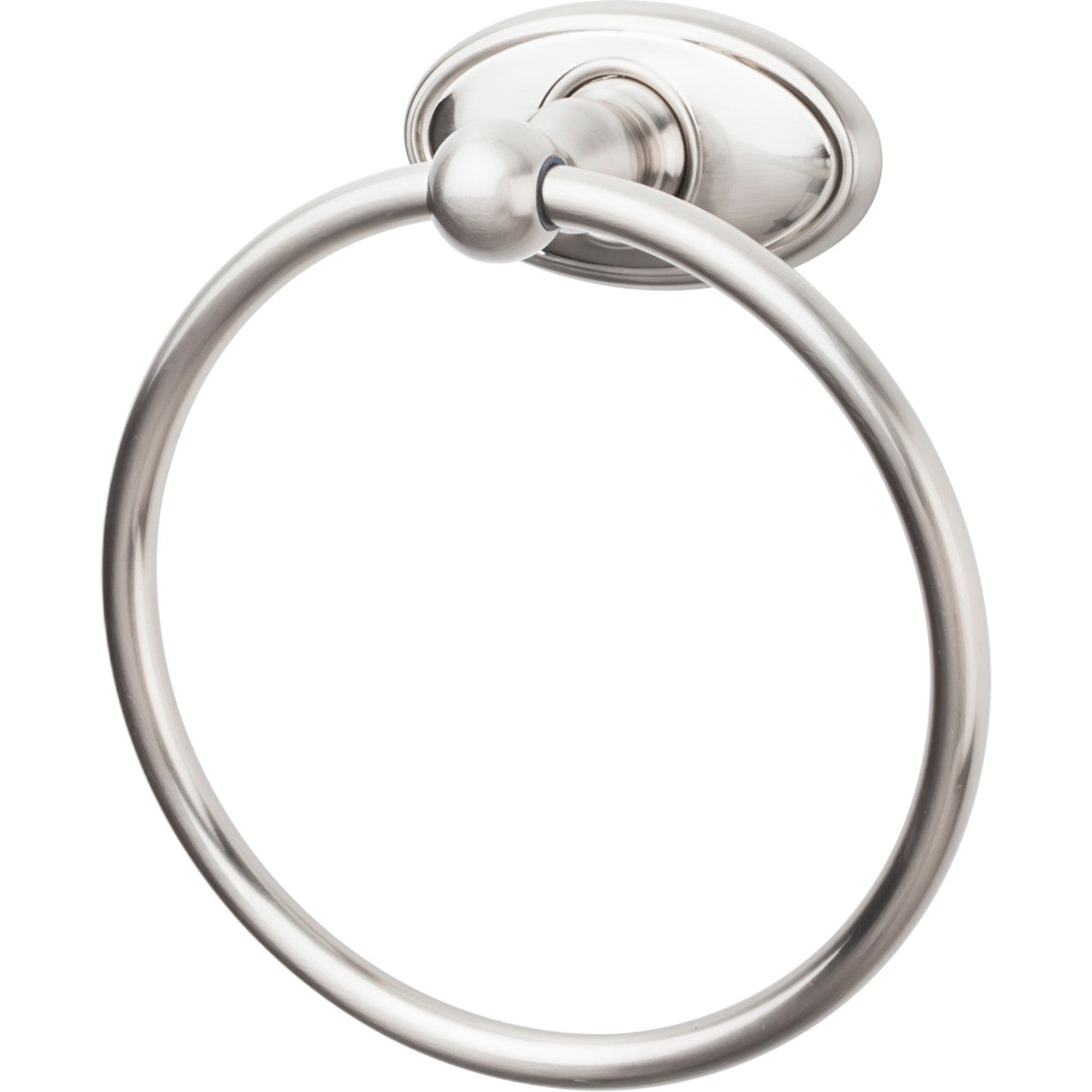 Top Knobs ED5BSNC: Edwardian Bath Towel Ring - Brushed Satin Nickel