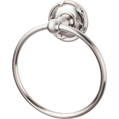 Top Knobs ED5BSNE: Edwardian Bath Towel Ring - Brushed Satin Nickel