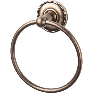 Top Knobs ED5GBZA: Edwardian Bath Towel Ring - German Bronze