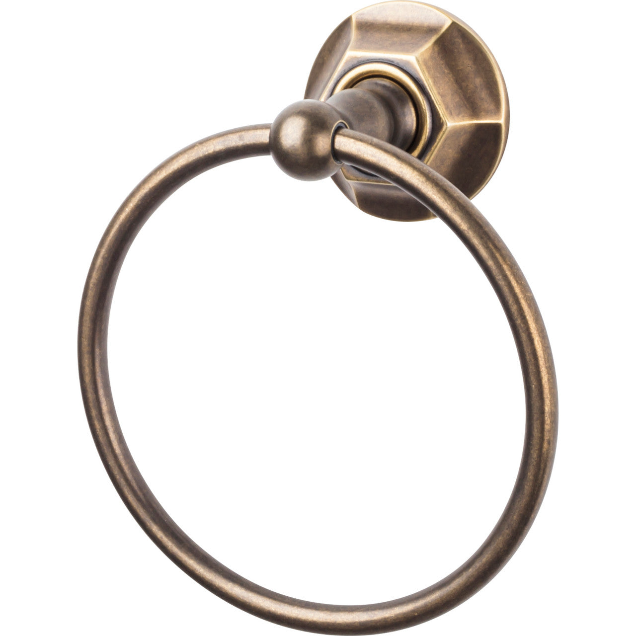Top Knobs ED5GBZB: Edwardian Bath Towel Ring - German Bronze