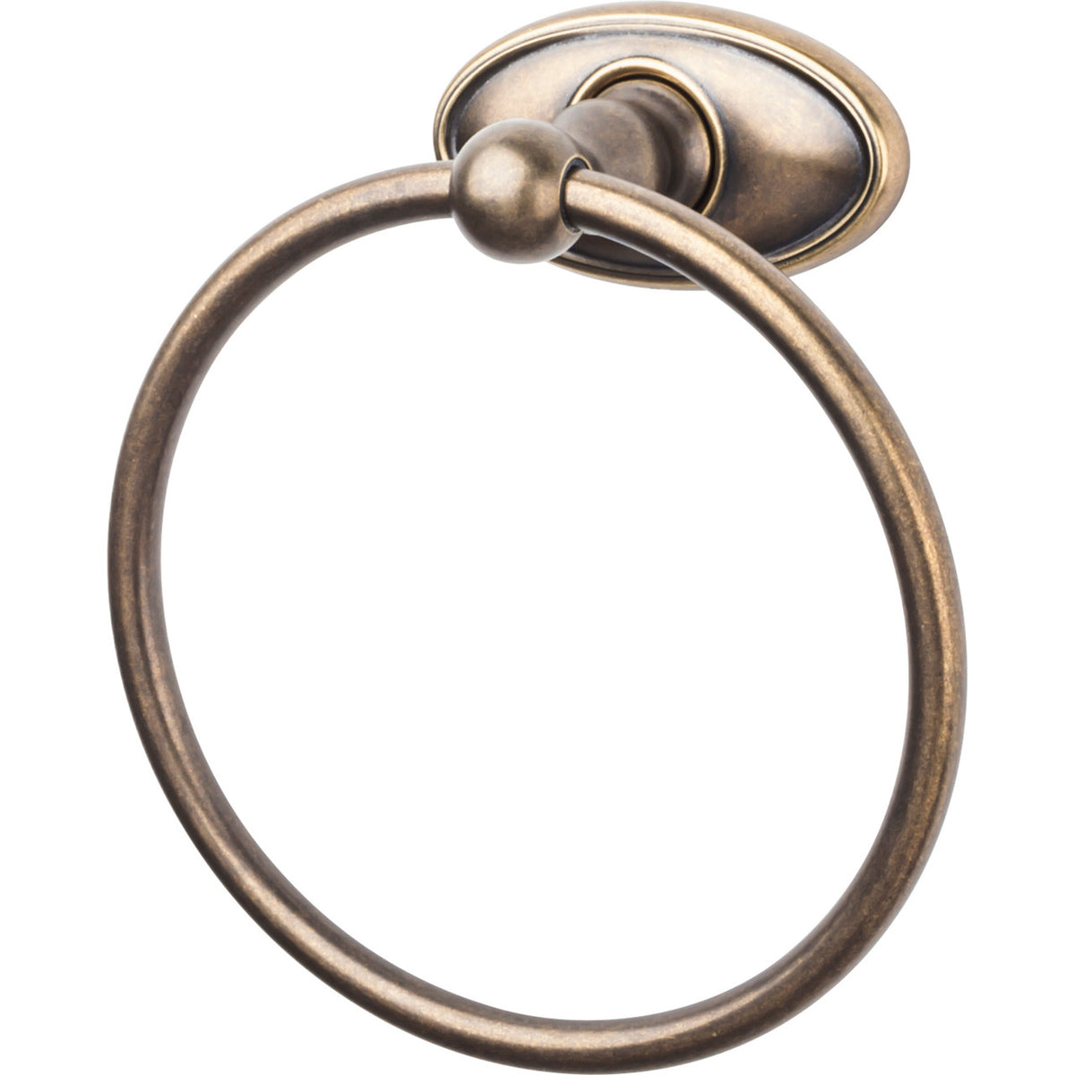 Top Knobs ED5GBZC: Edwardian Bath Towel Ring - German Bronze