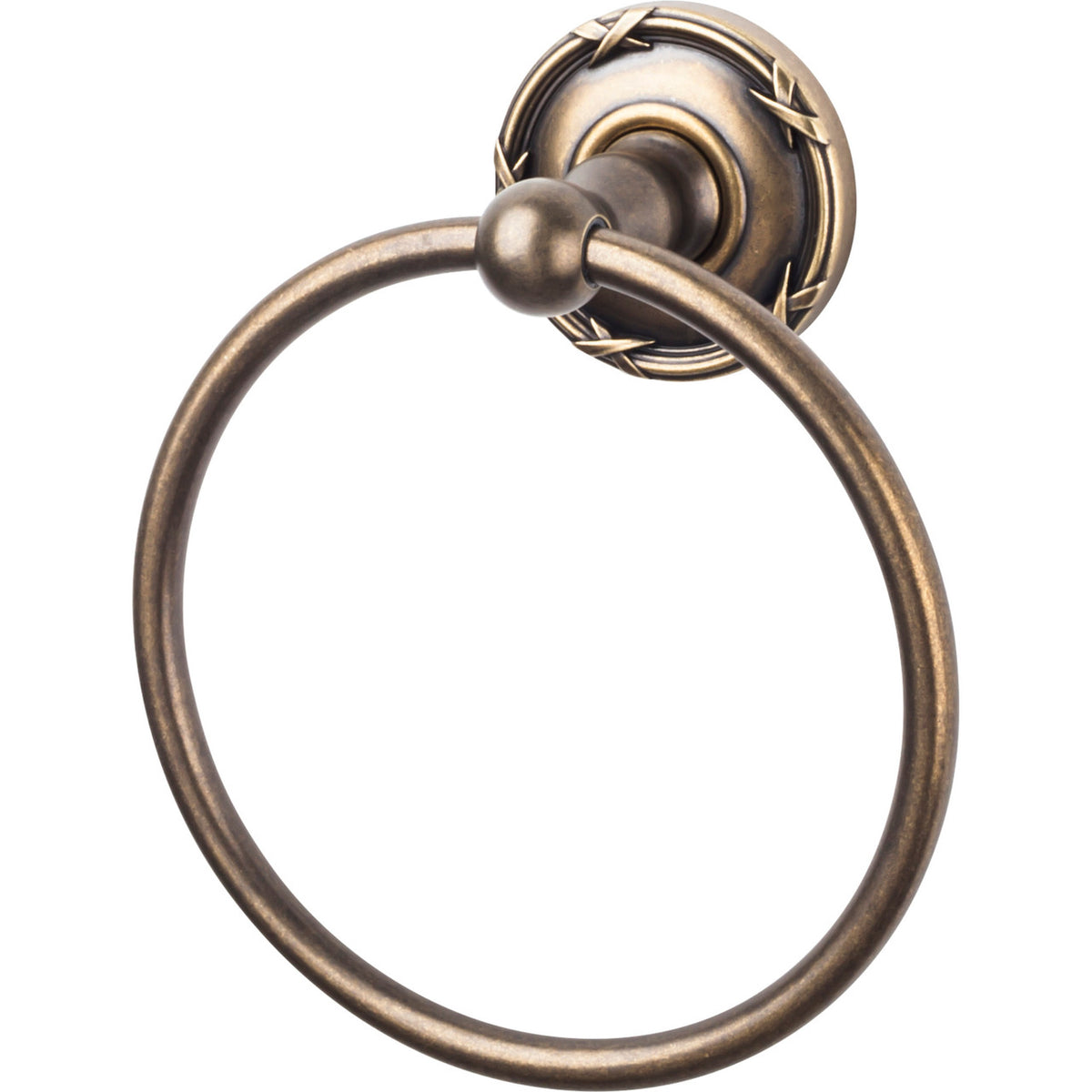 Top Knobs ED5GBZE: Edwardian Bath Towel Ring - German Bronze