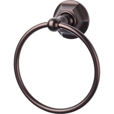 Top Knobs ED5ORBB: Edwardian Bath Towel Ring - Oil Rubbed Bronze