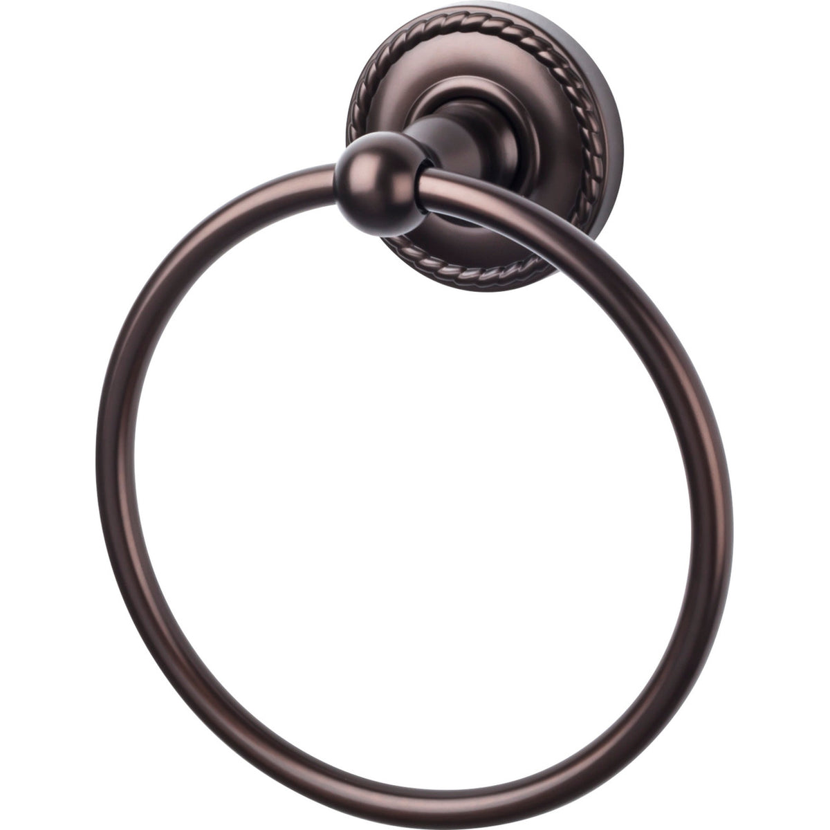 Top Knobs ED5ORBF: Edwardian Bath Towel Ring - Oil Rubbed Bronze