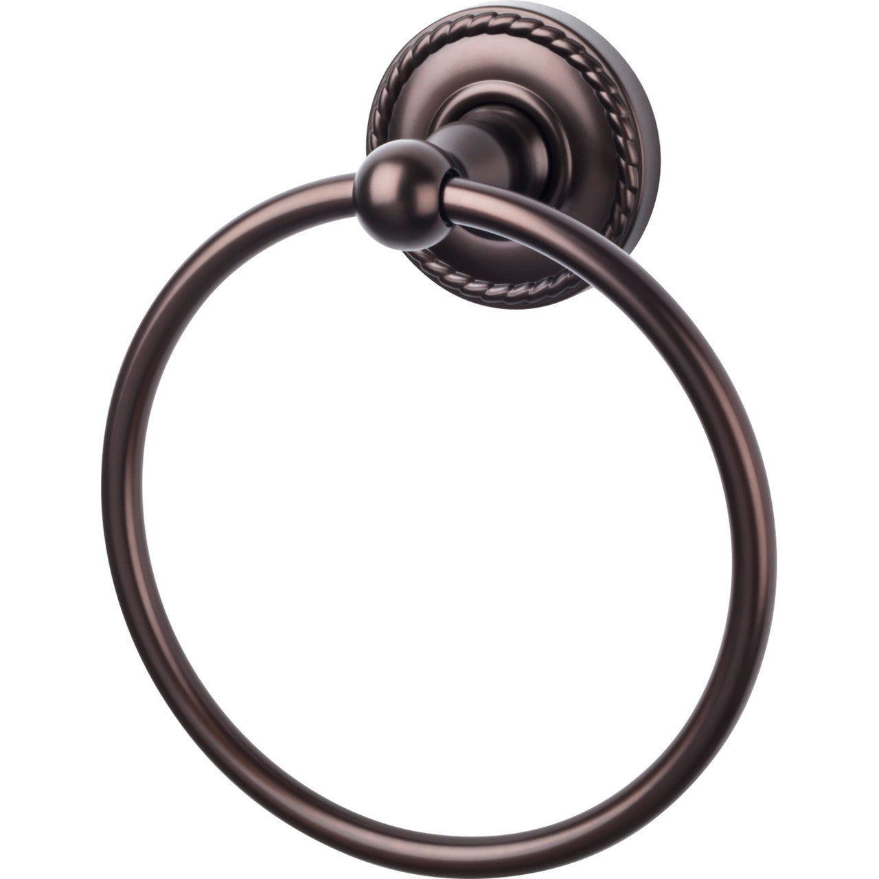 Top Knobs ED5ORBF: Edwardian Bath Towel Ring - Oil Rubbed Bronze