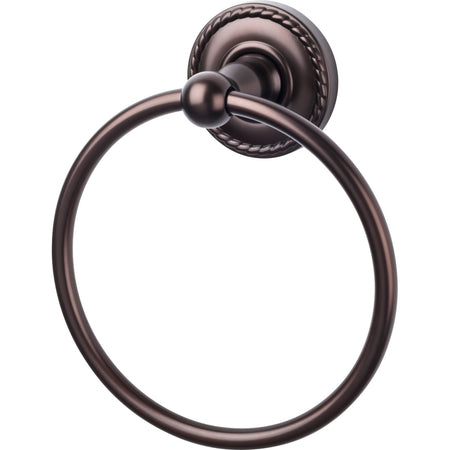 Top Knobs ED5ORBF: Edwardian Bath Towel Ring - Oil Rubbed Bronze