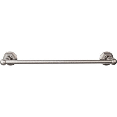 Top Knobs ED6APB: 18" cc Edwardian Bath Single Towel Bar - Antique Pewter