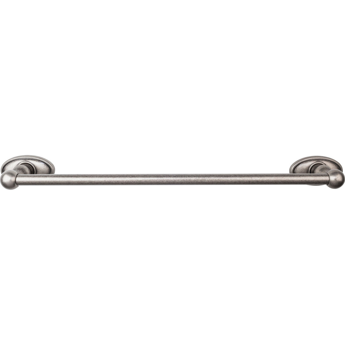 Top Knobs ED6APC: 18" cc Edwardian Bath Single Towel Bar - Antique Pewter