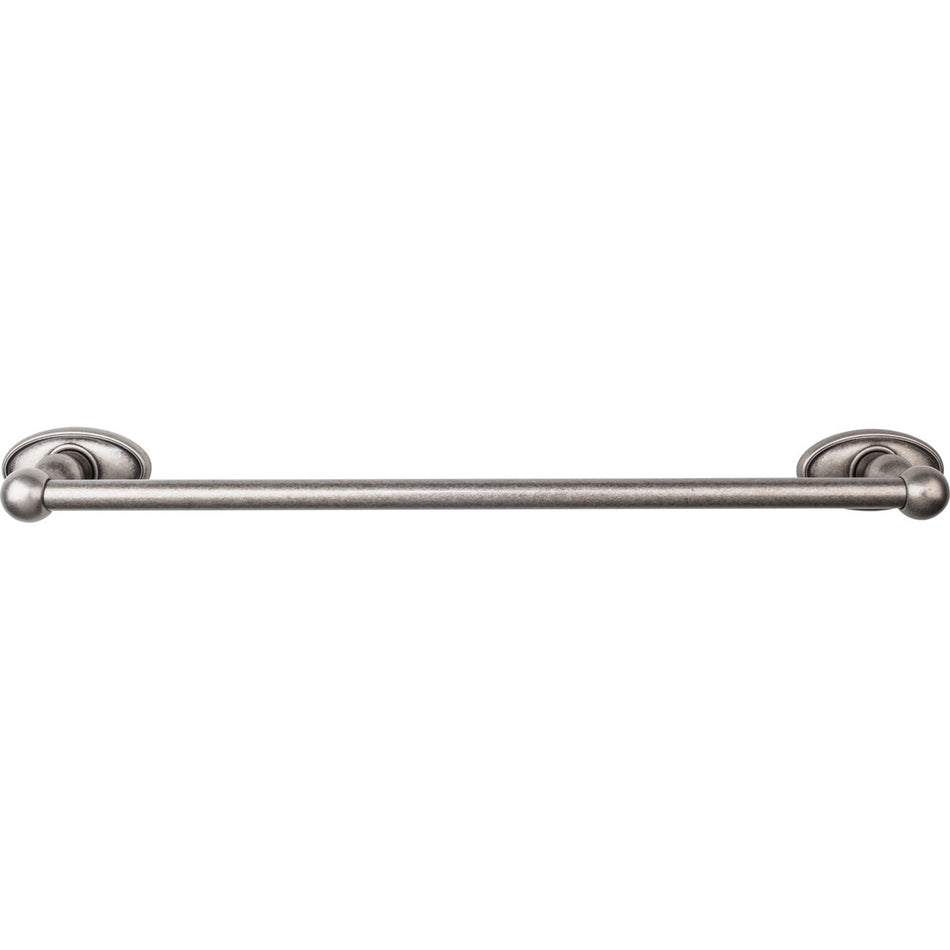 Top Knobs ED6APC: 18" cc Edwardian Bath Single Towel Bar - Antique Pewter