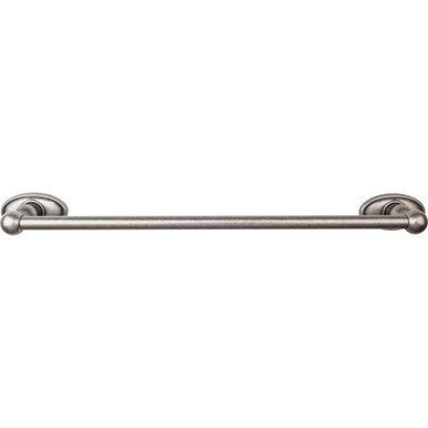 Top Knobs ED6APC: 18" cc Edwardian Bath Single Towel Bar - Antique Pewter