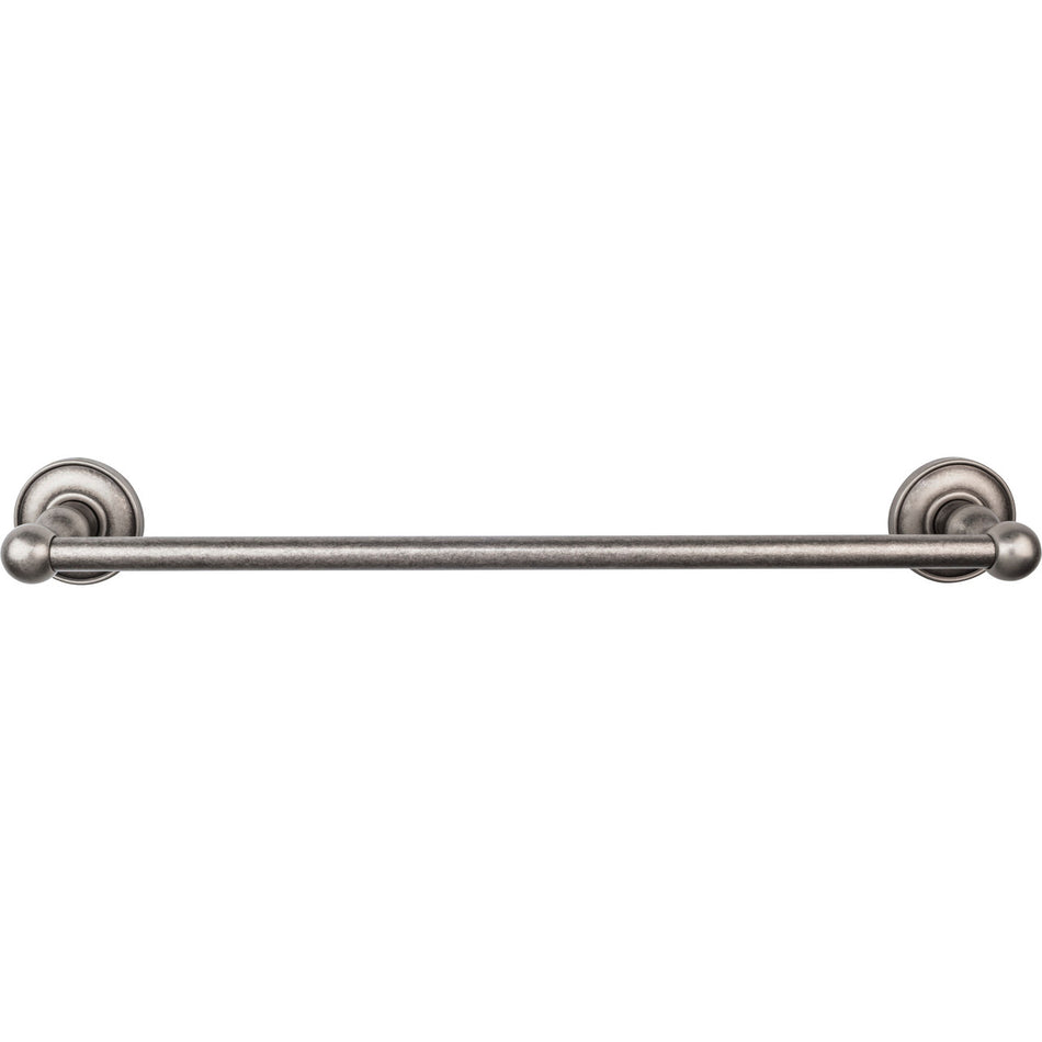 Top Knobs ED6APD: 18" cc Edwardian Bath Single Towel Bar - Antique Pewter