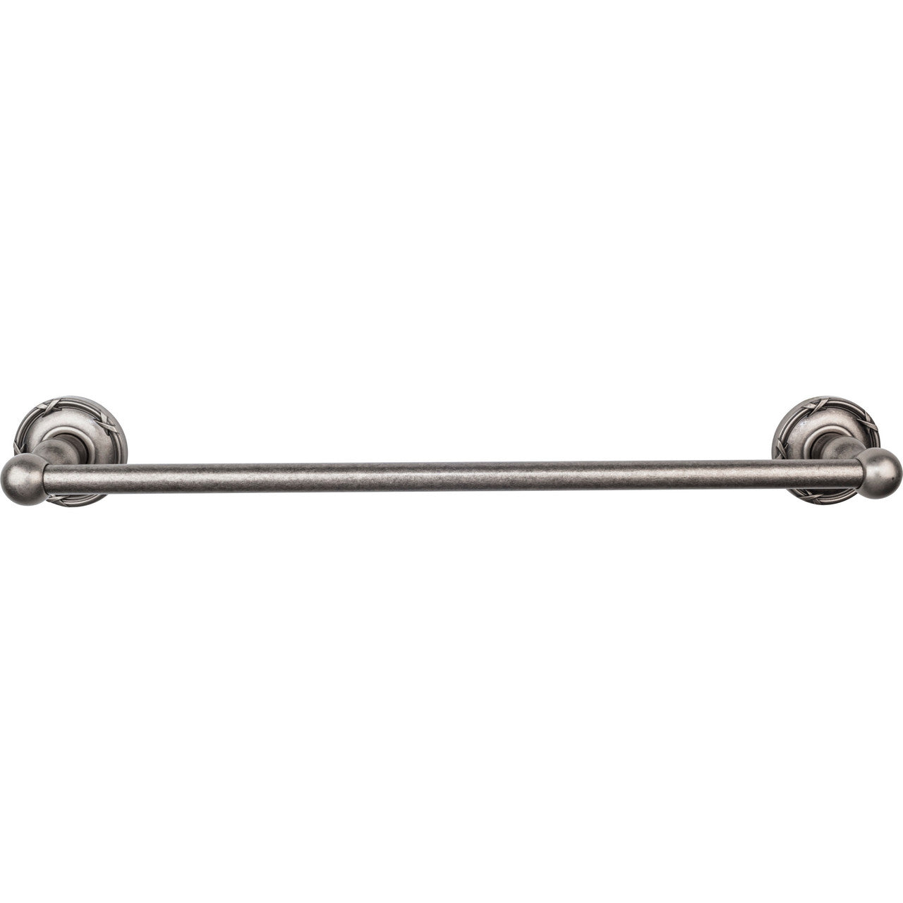 Top Knobs ED6APE: 18" cc Edwardian Bath Single Towel Bar - Antique Pewter
