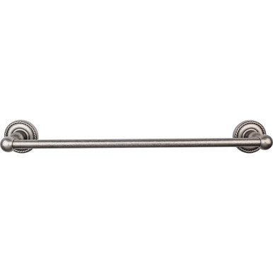 Top Knobs ED6APF: 18" cc Edwardian Bath Single Towel Bar - Antique Pewter