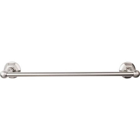 Top Knobs ED6BSNB: 18" cc Edwardian Bath Single Towel Bar - Brushed Satin Nickel