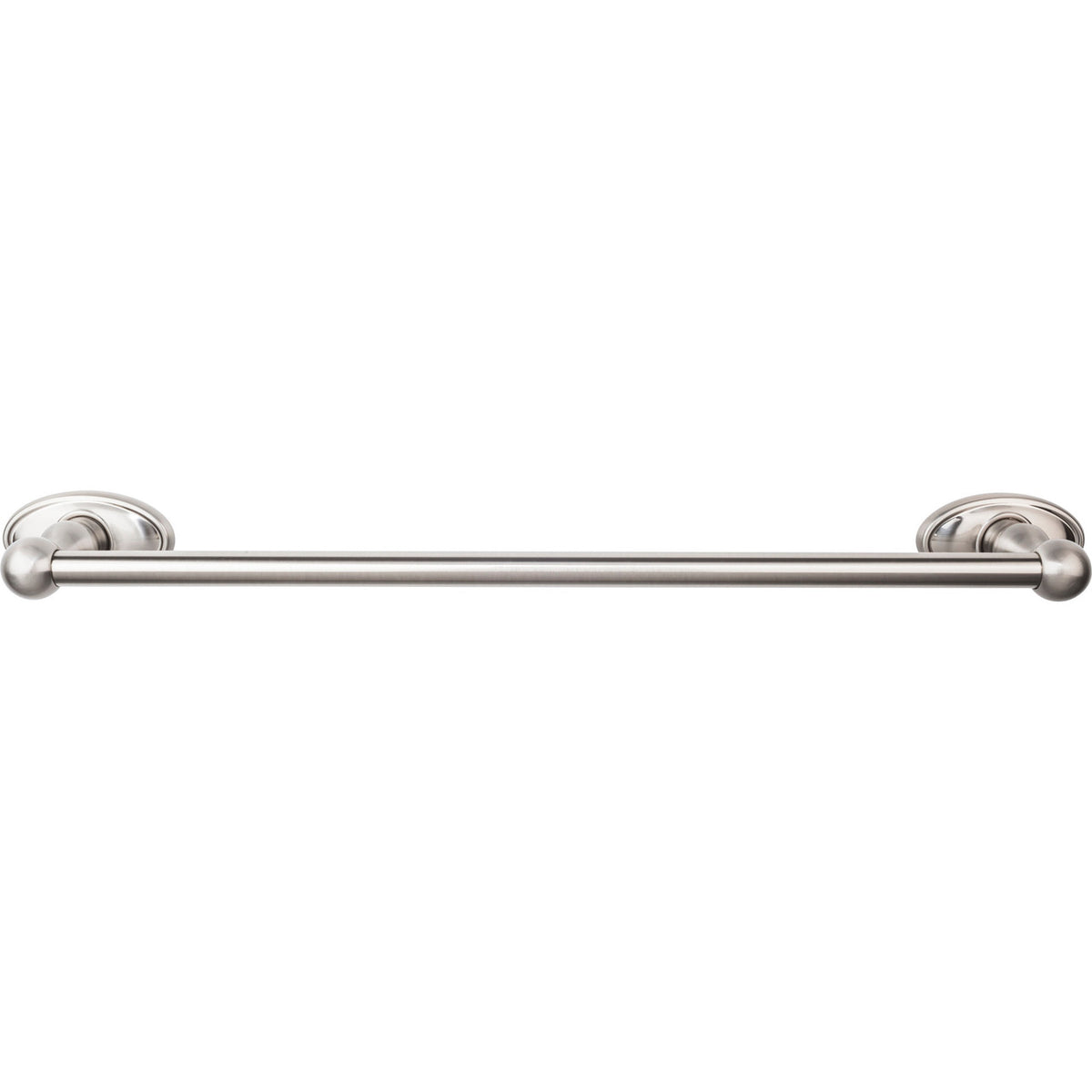 Top Knobs ED6BSNC: 18" cc Edwardian Bath Single Towel Bar - Brushed Satin Nickel