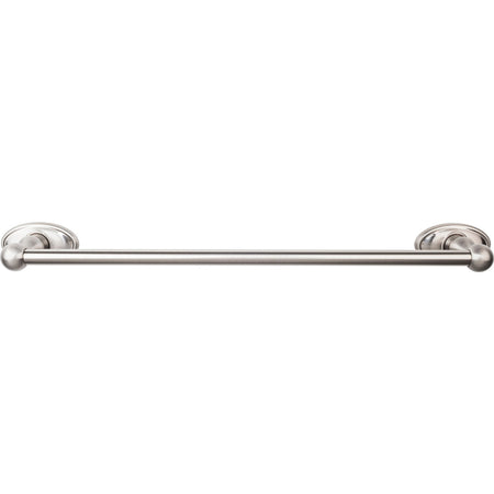 Top Knobs ED6BSNC: 18" cc Edwardian Bath Single Towel Bar - Brushed Satin Nickel