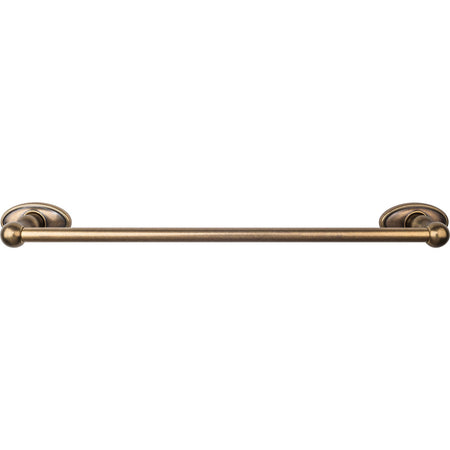 Top Knobs ED6GBZC: 18" cc Edwardian Bath Single Towel Bar - German Bronze
