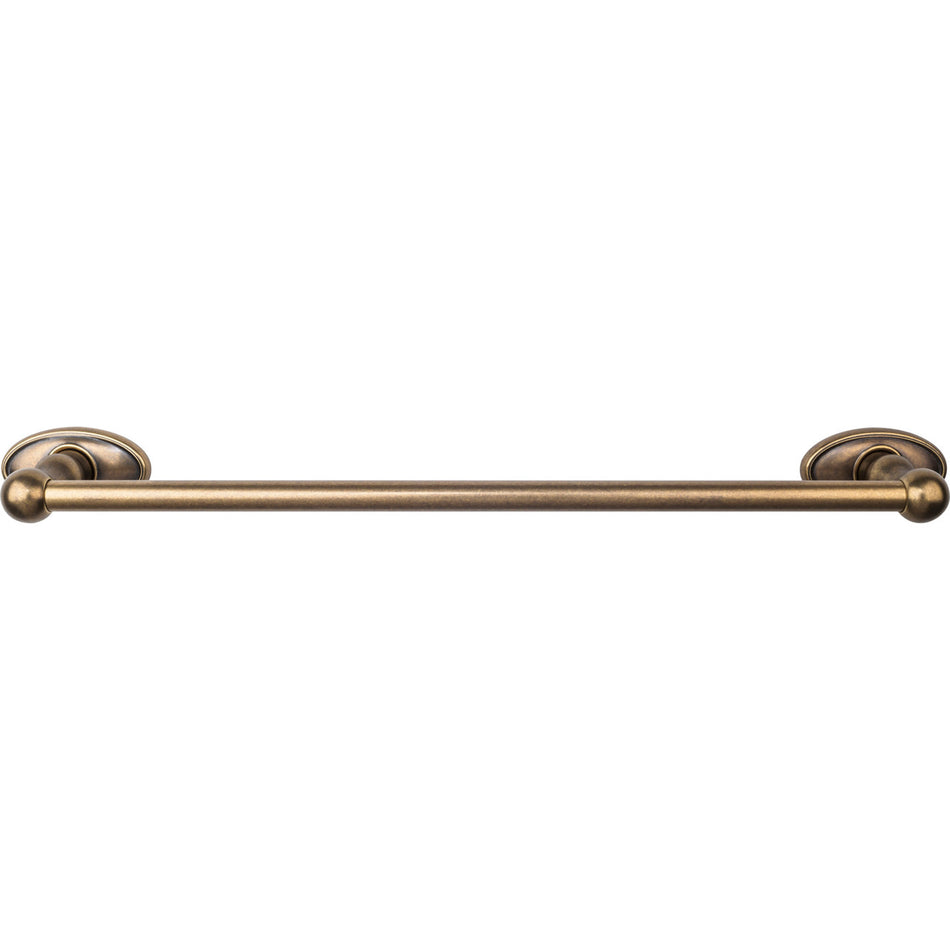 Top Knobs ED6GBZC: 18" cc Edwardian Bath Single Towel Bar - German Bronze