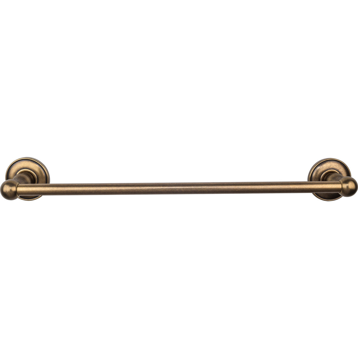 Top Knobs ED6GBZD: 18" cc Edwardian Bath Single Towel Bar - German Bronze