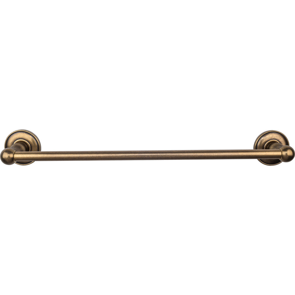 Top Knobs ED6GBZD: 18" cc Edwardian Bath Single Towel Bar - German Bronze
