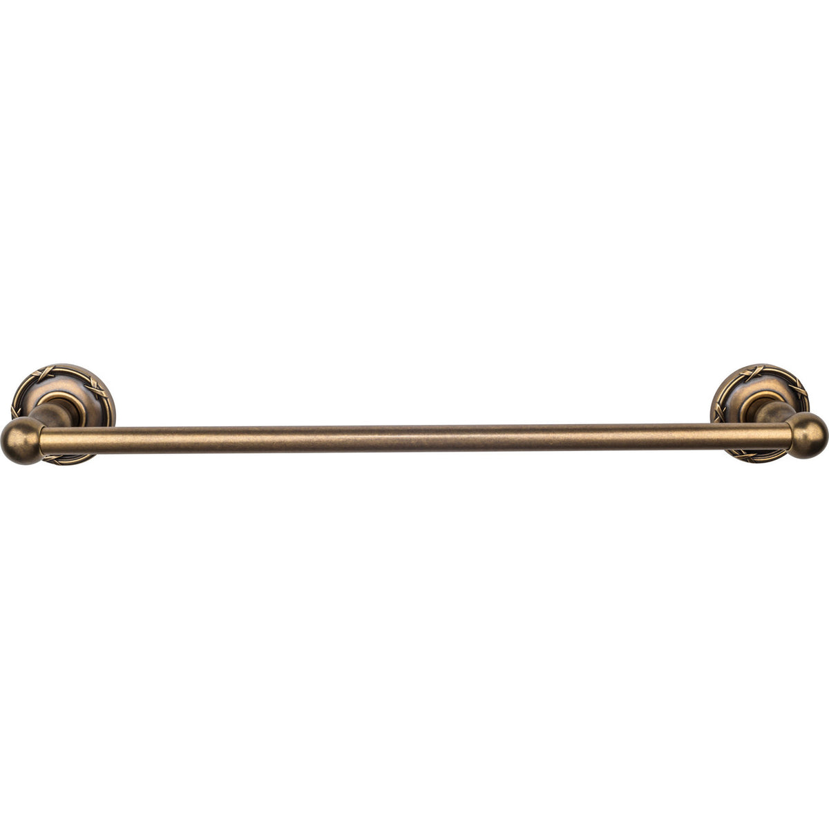 Top Knobs ED6GBZE: 18" cc Edwardian Bath Single Towel Bar - German Bronze