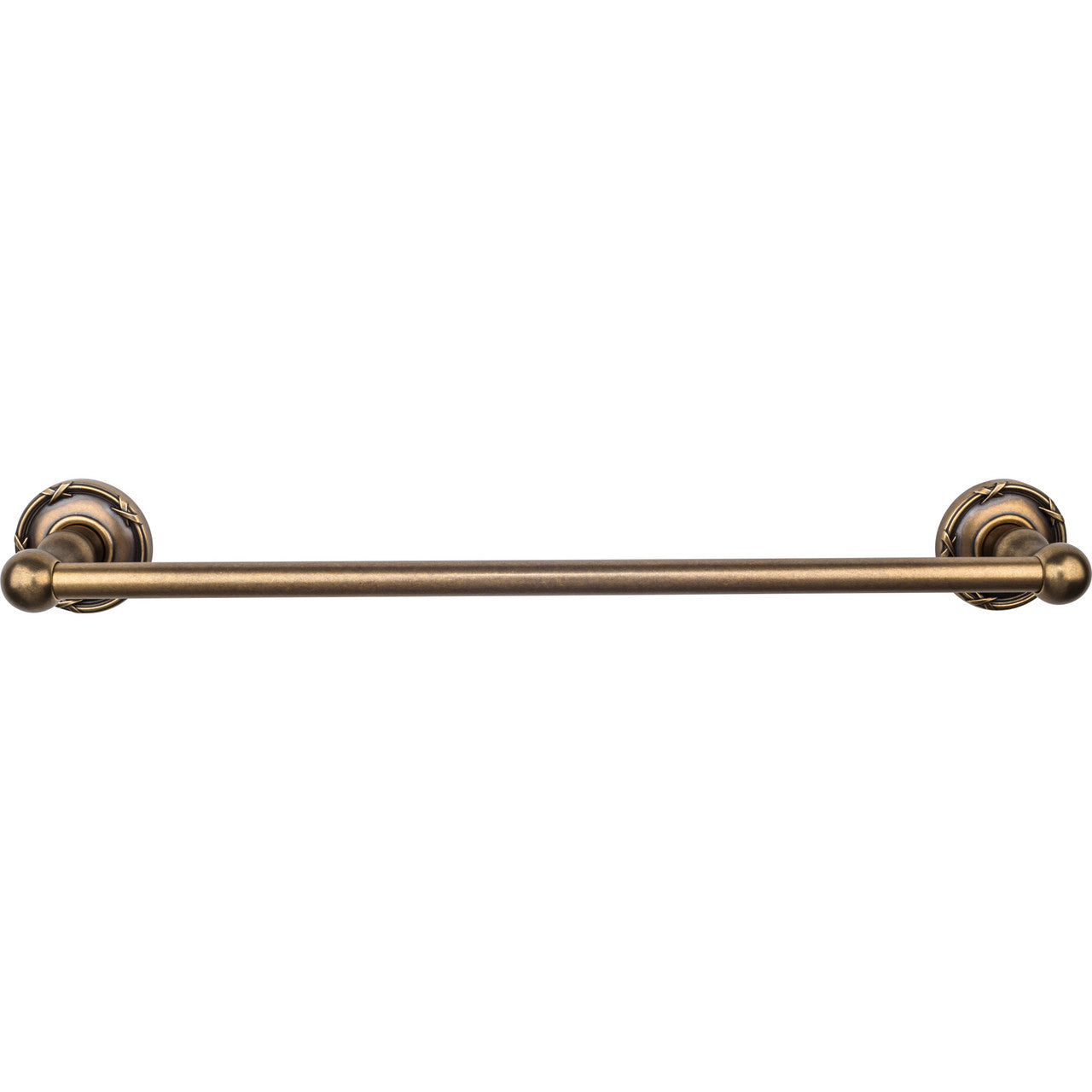Top Knobs ED6GBZE: 18" cc Edwardian Bath Single Towel Bar - German Bronze
