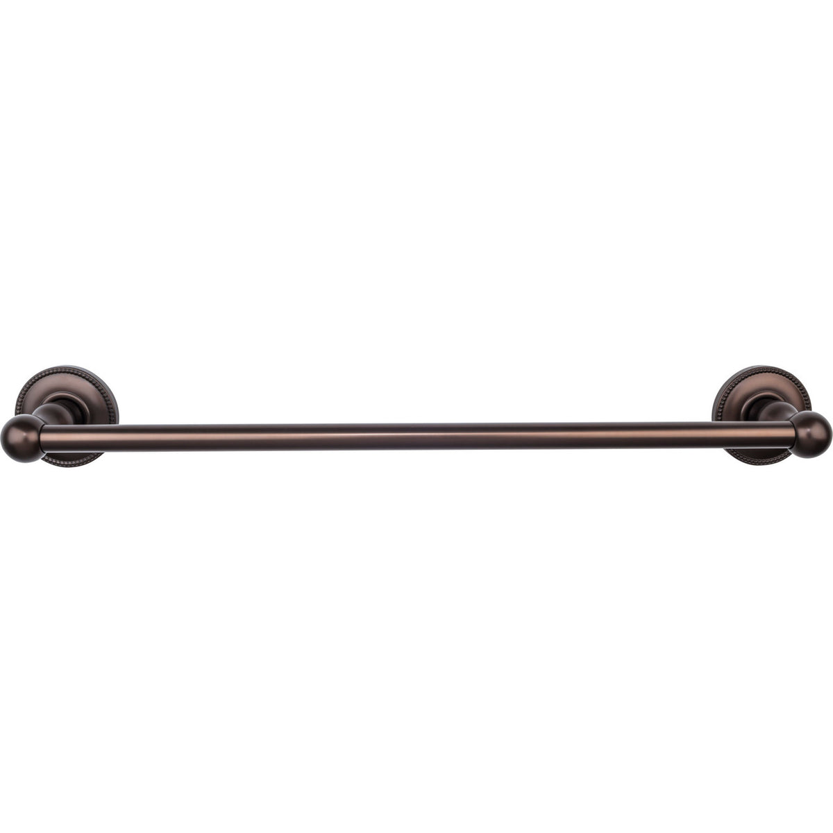 Top Knobs ED6ORBA: 18" cc Edwardian Bath Single Towel Bar - Oil Rubbed Bronze