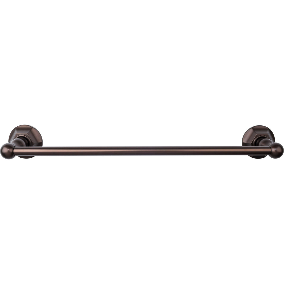 Top Knobs ED6ORBB: 18" cc Edwardian Bath Single Towel Bar - Oil Rubbed Bronze