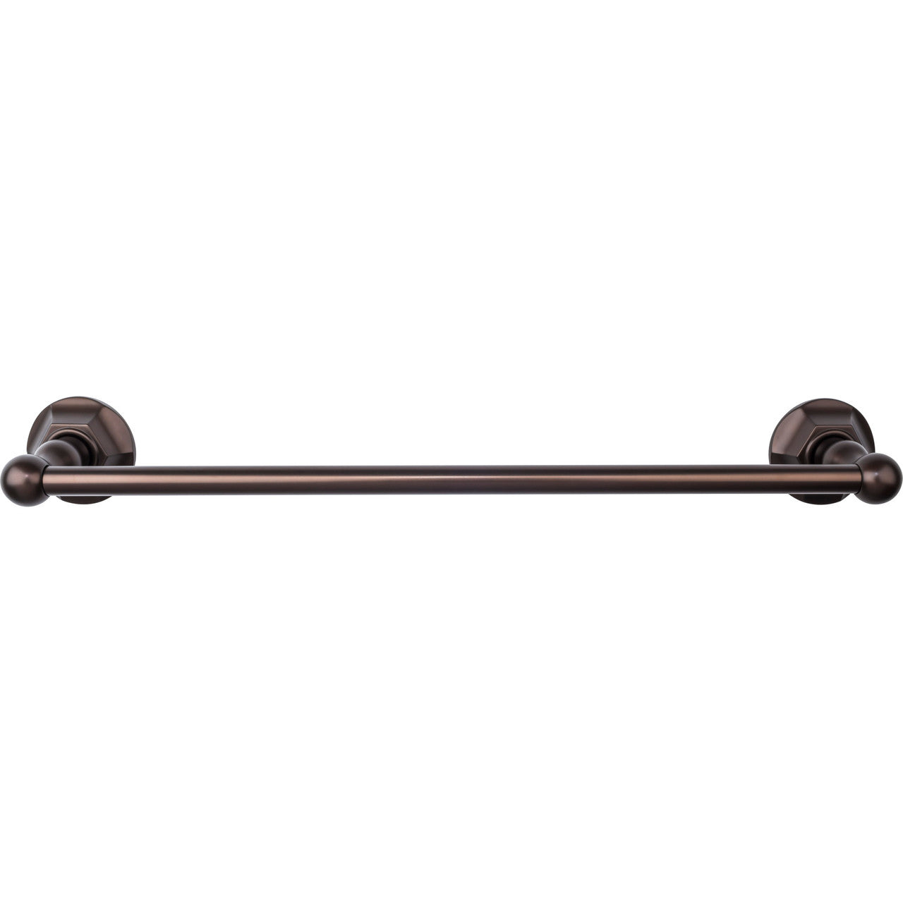 Top Knobs ED6ORBB: 18" cc Edwardian Bath Single Towel Bar - Oil Rubbed Bronze