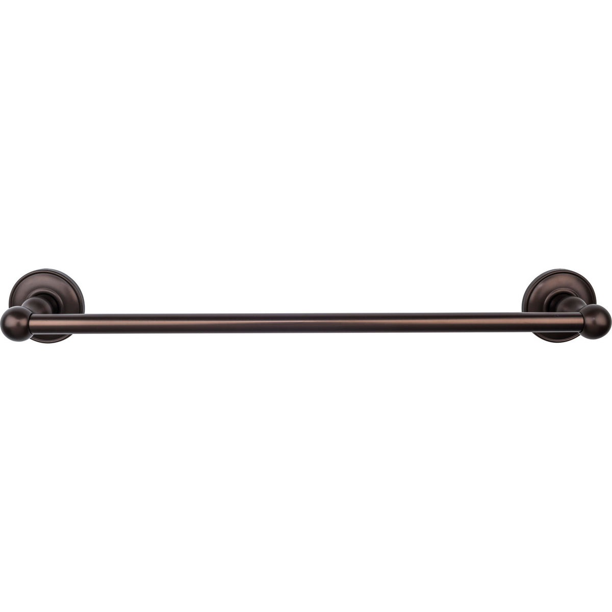 Top Knobs ED6ORBD: 18" cc Edwardian Bath Single Towel Bar - Oil Rubbed Bronze