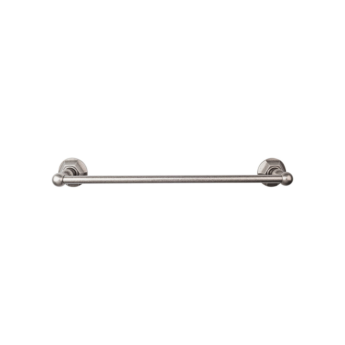 Top Knobs ED8APB: 24" cc Edwardian Bath Single Towel Bar - Antique Pewter