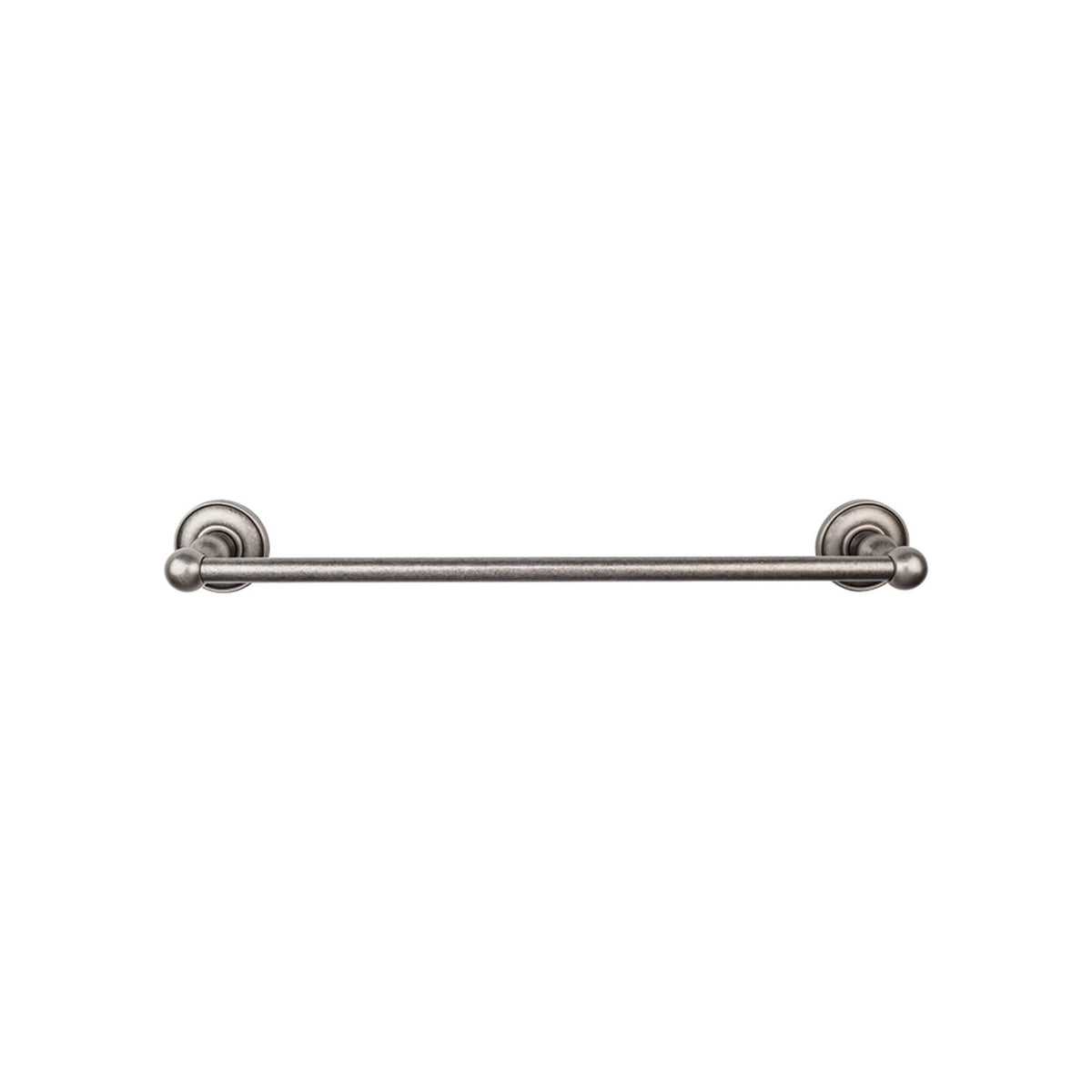 Top Knobs ED8APD: 24" cc Edwardian Bath Single Towel Bar - Antique Pewter