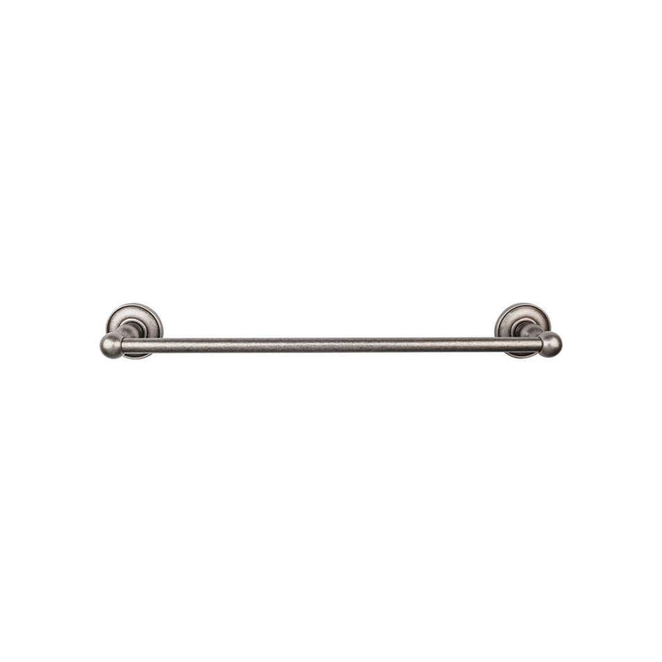 Top Knobs ED8APD: 24" cc Edwardian Bath Single Towel Bar - Antique Pewter